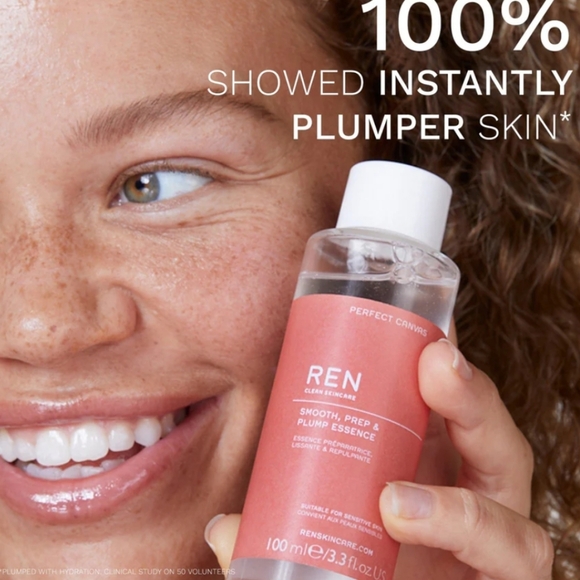 NIB REN CLEAN SKINCARE SMOOTH PREP & PLUMP ESSENCE - Picture 7 of 14